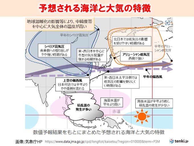 寒い冬へ　12月～来年2月の気温は「平年並み」　日本海側は雪・雨多い　3か月(気象予報士 石榑　亜紀子 2024年11月19日) - 日本気象協会 tenki.jp